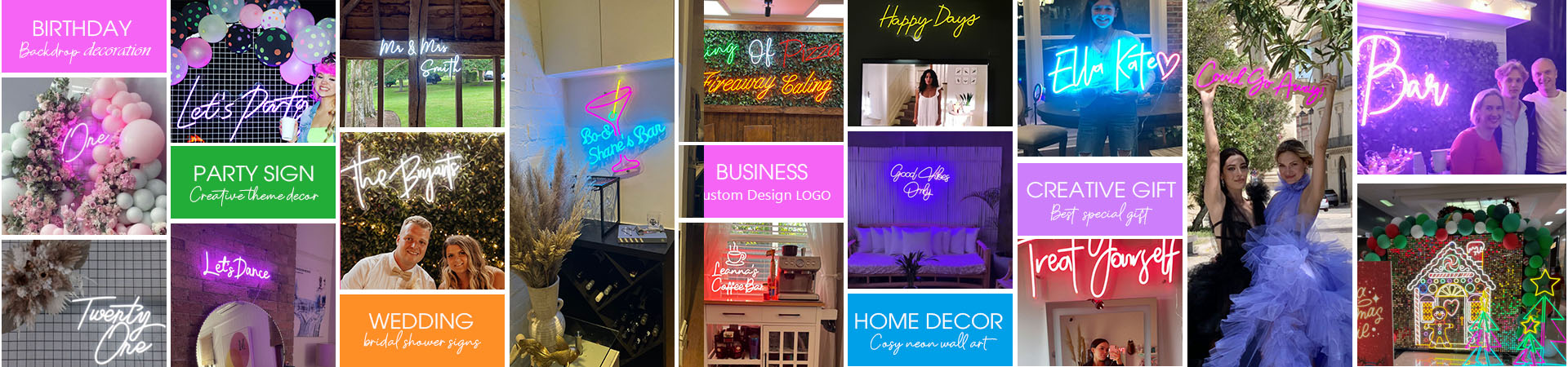 neon light sign case