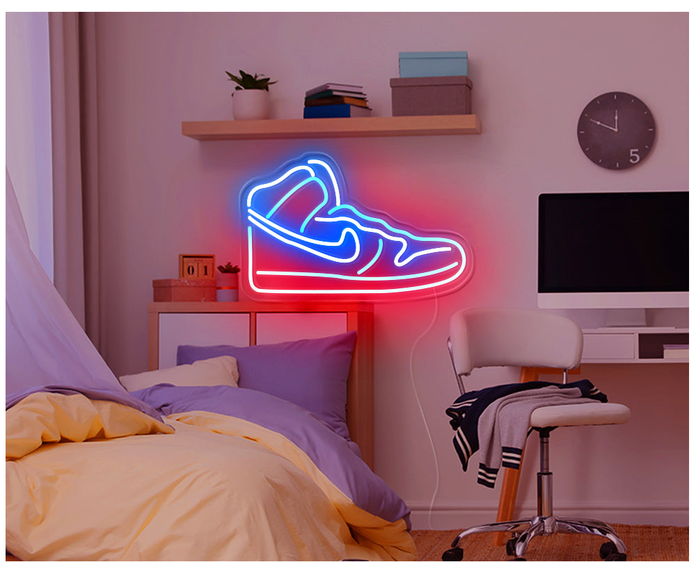 Nike shoes personalized glow neon light