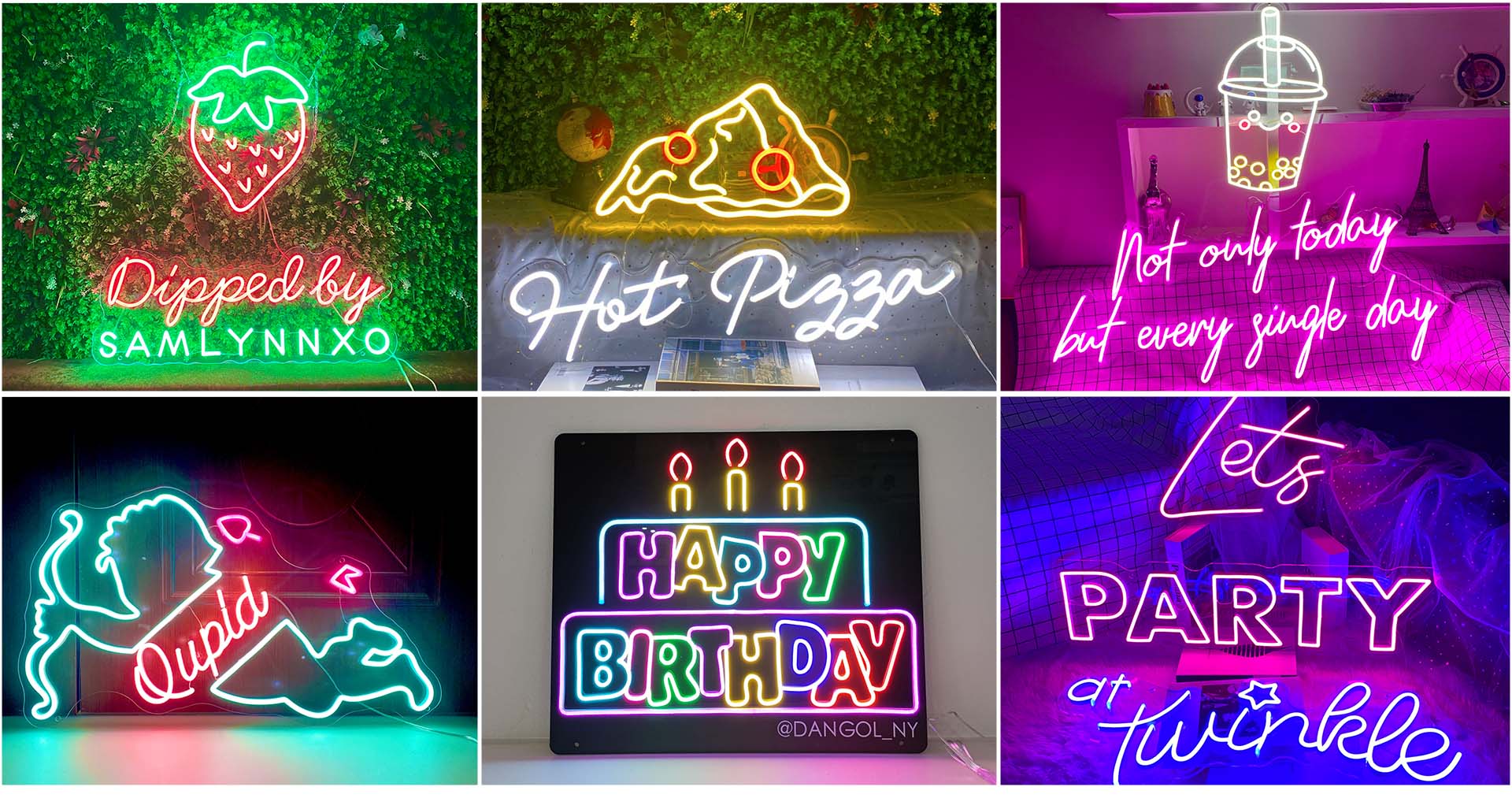 custom personalized neon light
