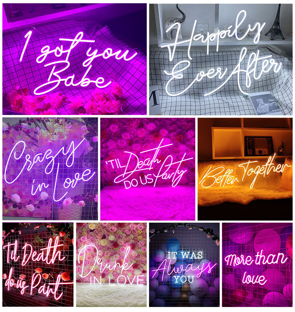 custom neon light sign