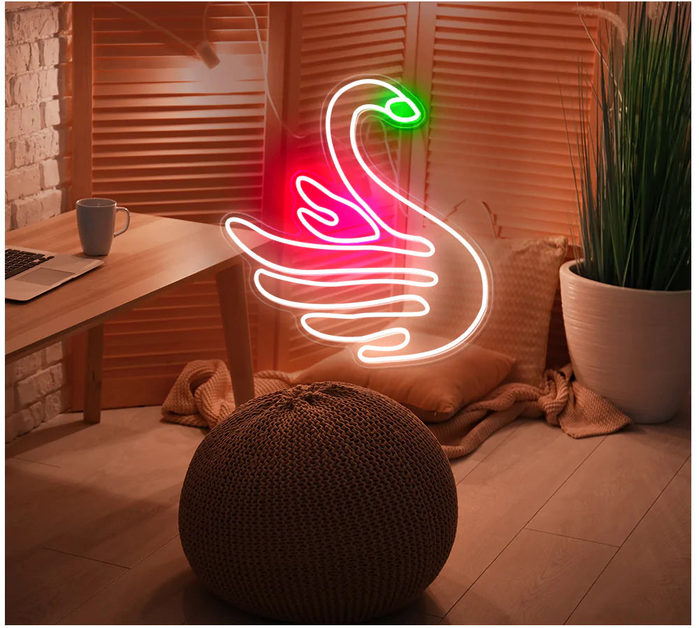 Custom neon sign for client