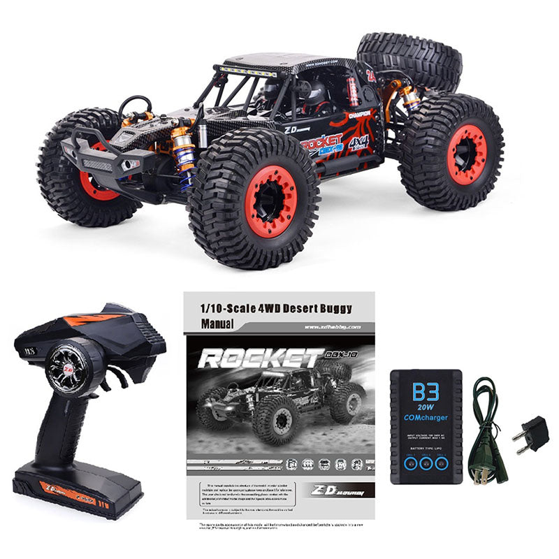 ZD Racing DBX 10 1/10 4WD 2.4G Desert Truck Brushless High Speed 80KM/h Off Road RC Car Toys