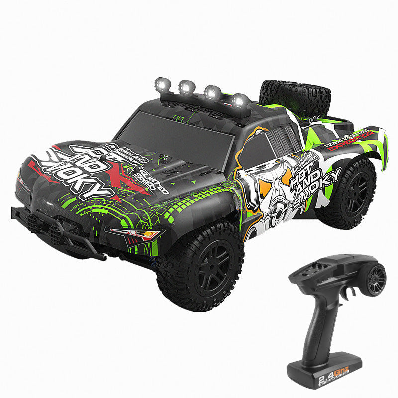 Graffiti Version RC Car Brushless Motor 4WD High Speed Off-Road Truck 1/18 Drift Car With LED light