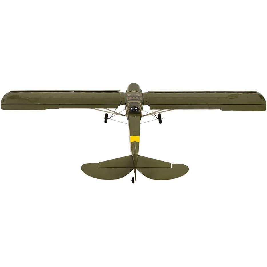 DWHobby Balsa wood Plane Army Green Fi156 Fieseler Storch Large Electric or Gas Power Fixed Wing Balsa Plane 1600mm Wingspan