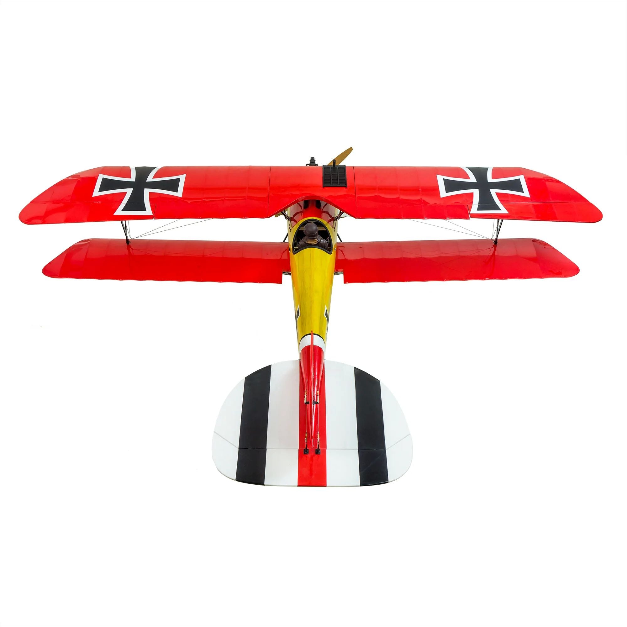 DWHobby Balsa wood Plane Albatross DIII ARF Large Gas Power Methanol Airplane Biplane Balsa Plane Kits 1800mm Wingspan