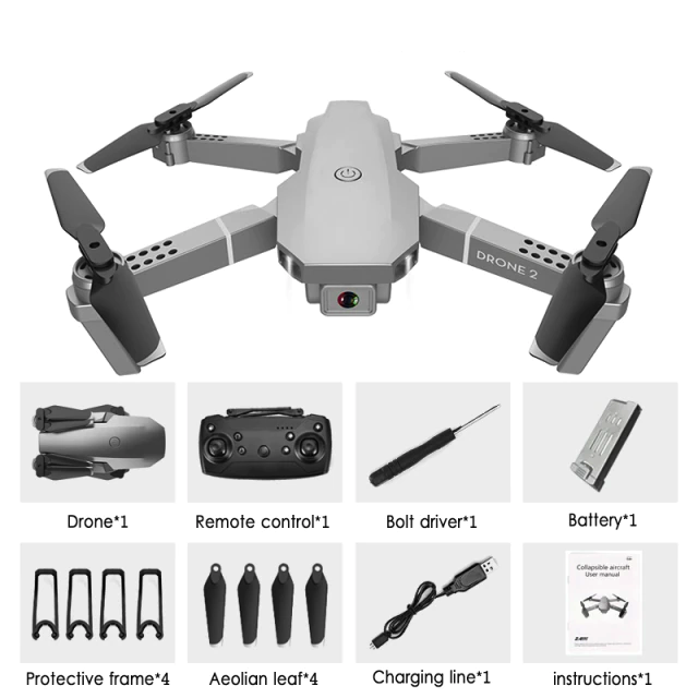 Mini Drone E68 Pro 4K 1080P Camera Height Hold Foldable WiFi Quadcopter