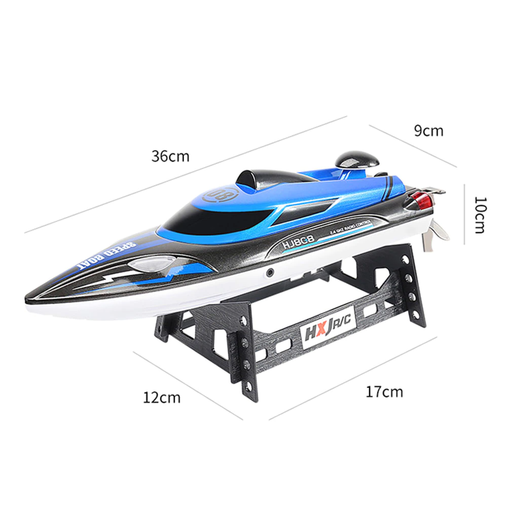 RC Boat HJ808 SpeedBoat Dual Motor High-speed Strong Power System Outdoor RC Boat Toys