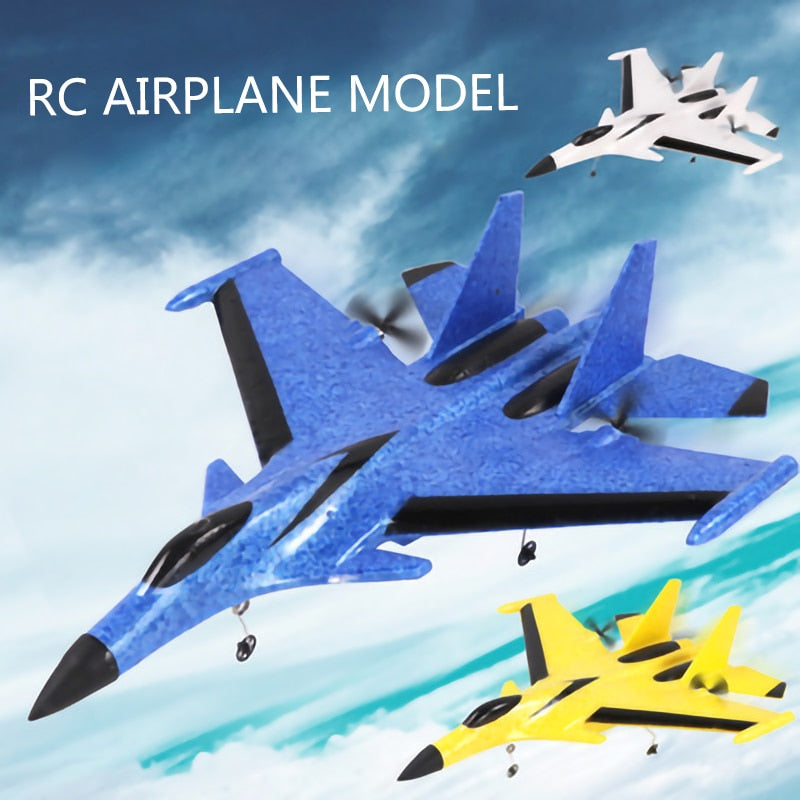 RC Plane F16 SU35 2.4G RC High speed Model airplane EPP material gift for child Glider toy