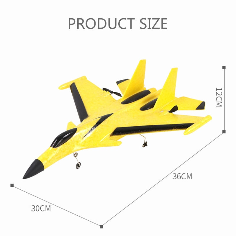 RC Plane F16 SU35 2.4G RC High speed Model airplane EPP material gift for child Glider toy