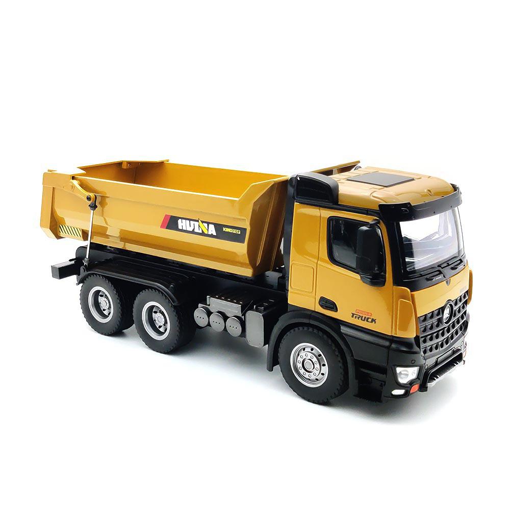 Huina 1582 Alloy Dump RC Car Large Scale 1:14 10CH Mine Transportation Truck Toys