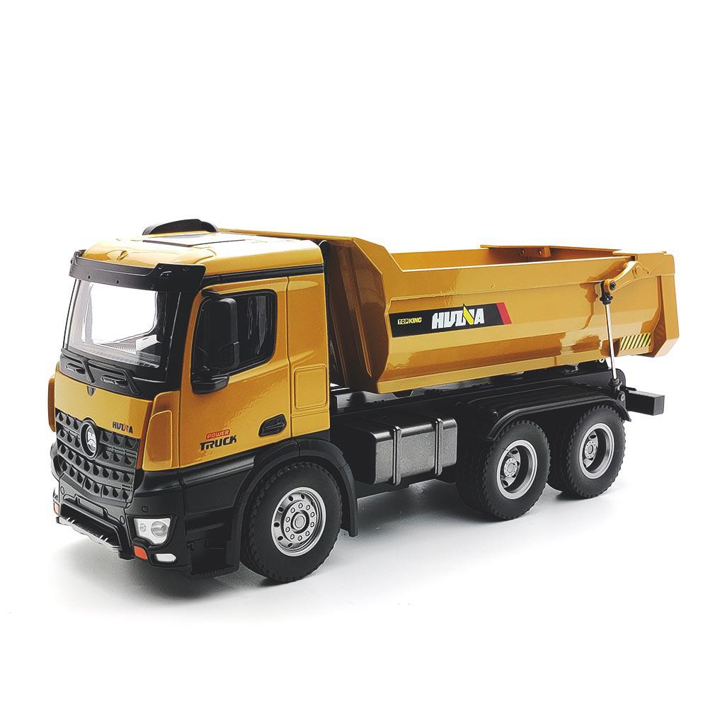 Huina 1582 Alloy Dump RC Car Large Scale 1:14 10CH Mine Transportation Truck Toys