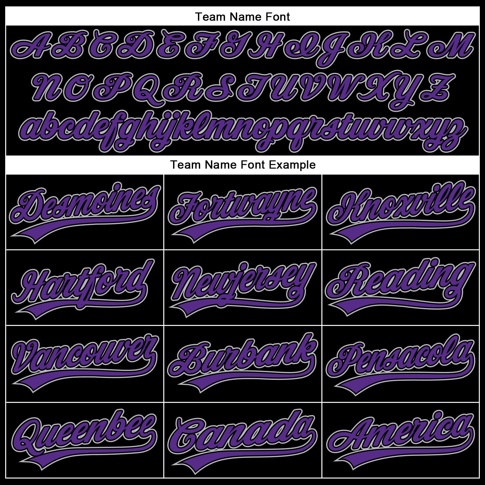 Custom Black Purple-Gray 3D Pattern Design Curve Solid Authentic Baseball Jersey