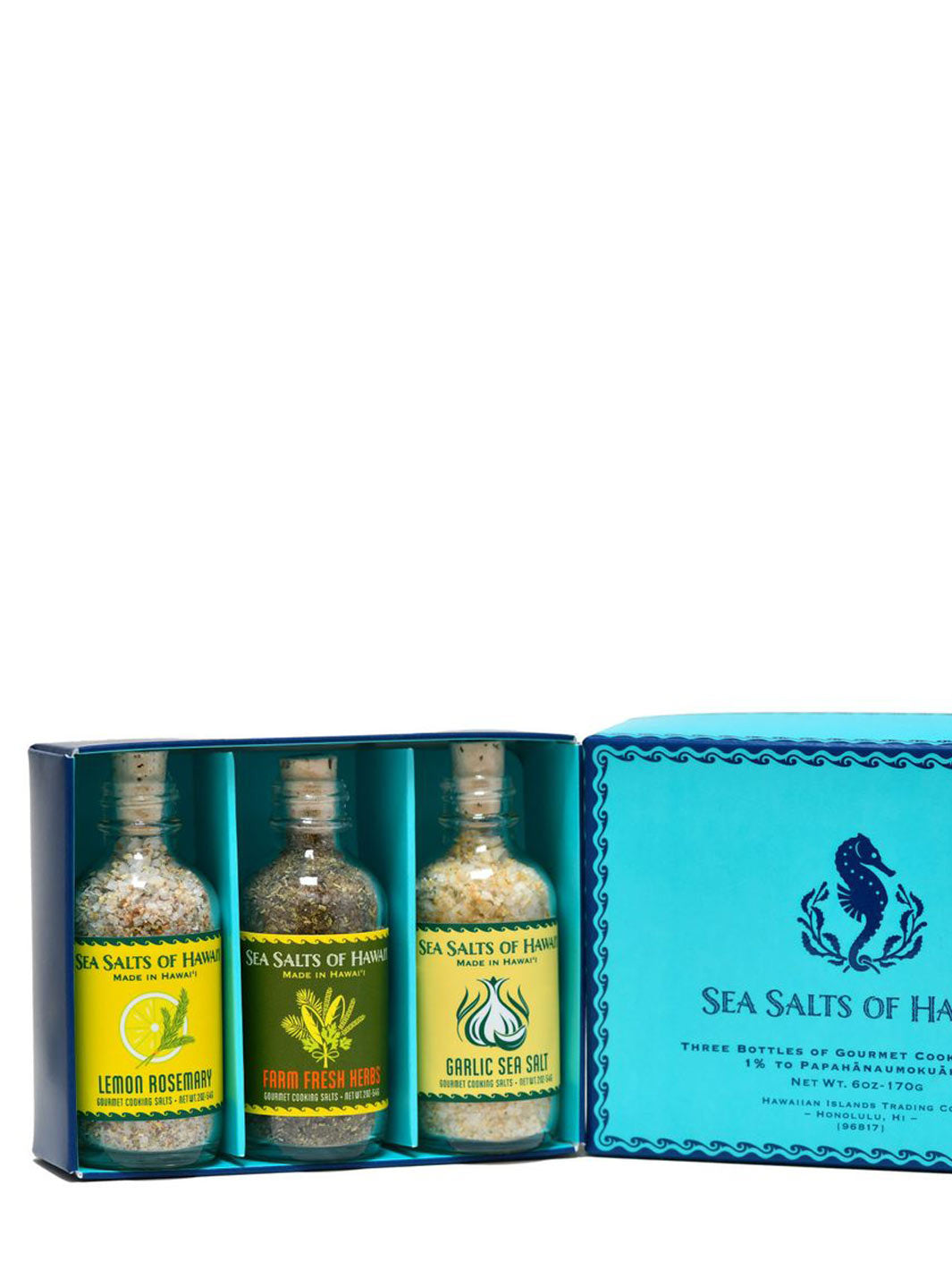 Flavored Hawaiian Sea Salt Sampler Gift Box