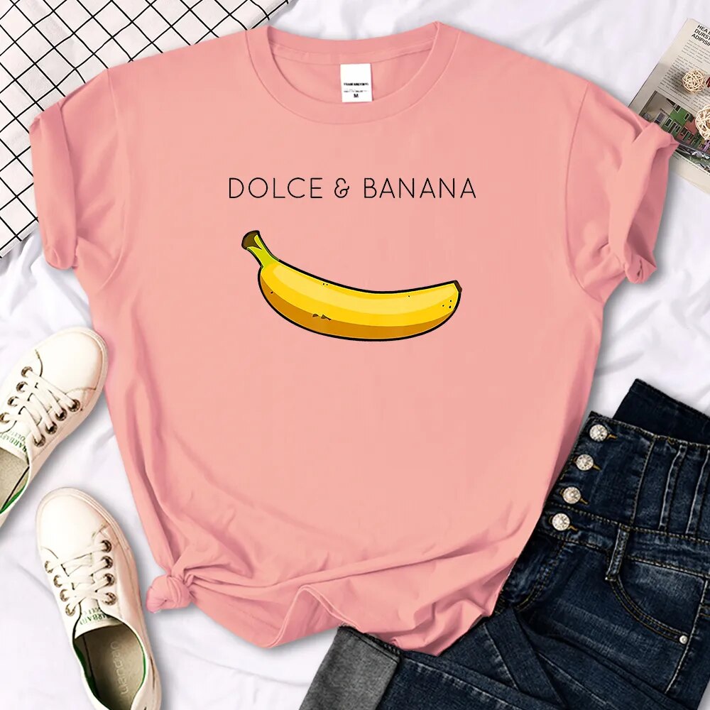 Banana Fruit Print T-Shirt