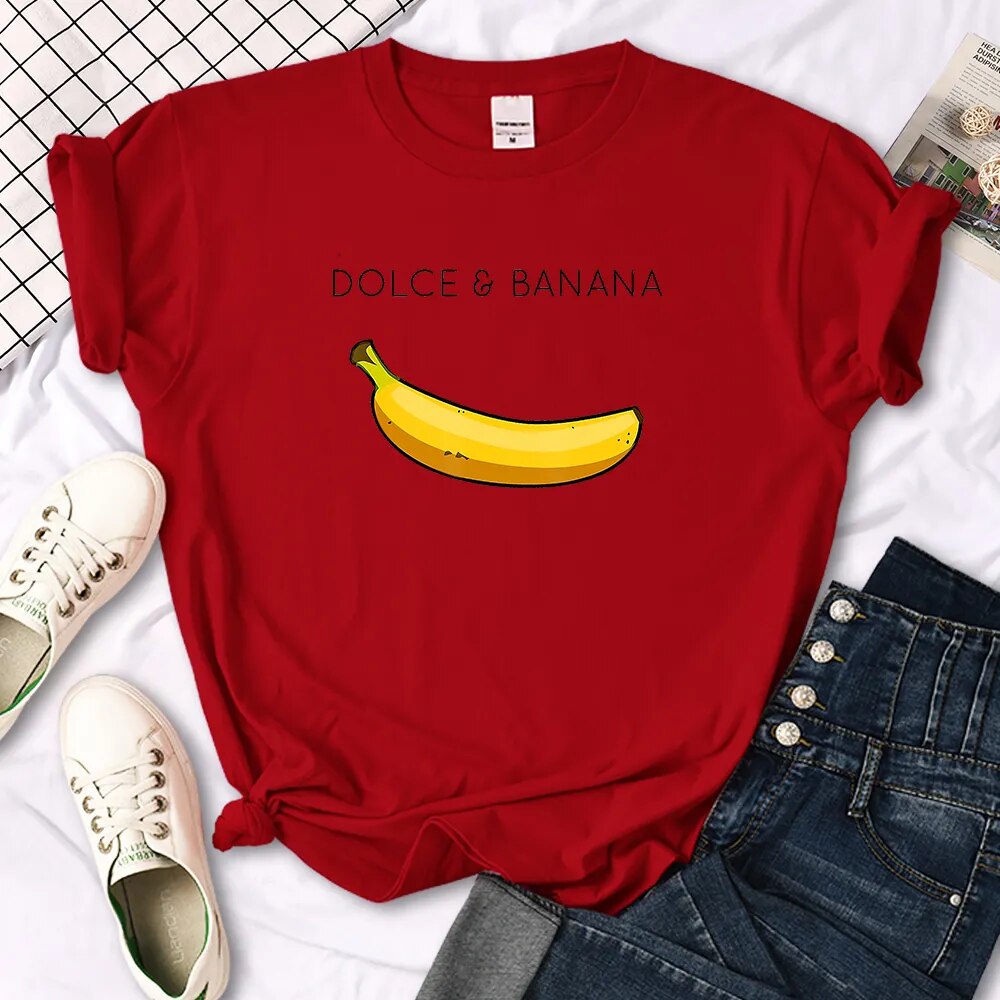 Banana Fruit Print T-Shirt