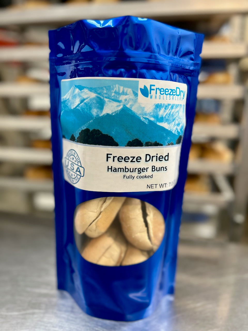 Freeze Dried Fully Cooked Hamburger Buns