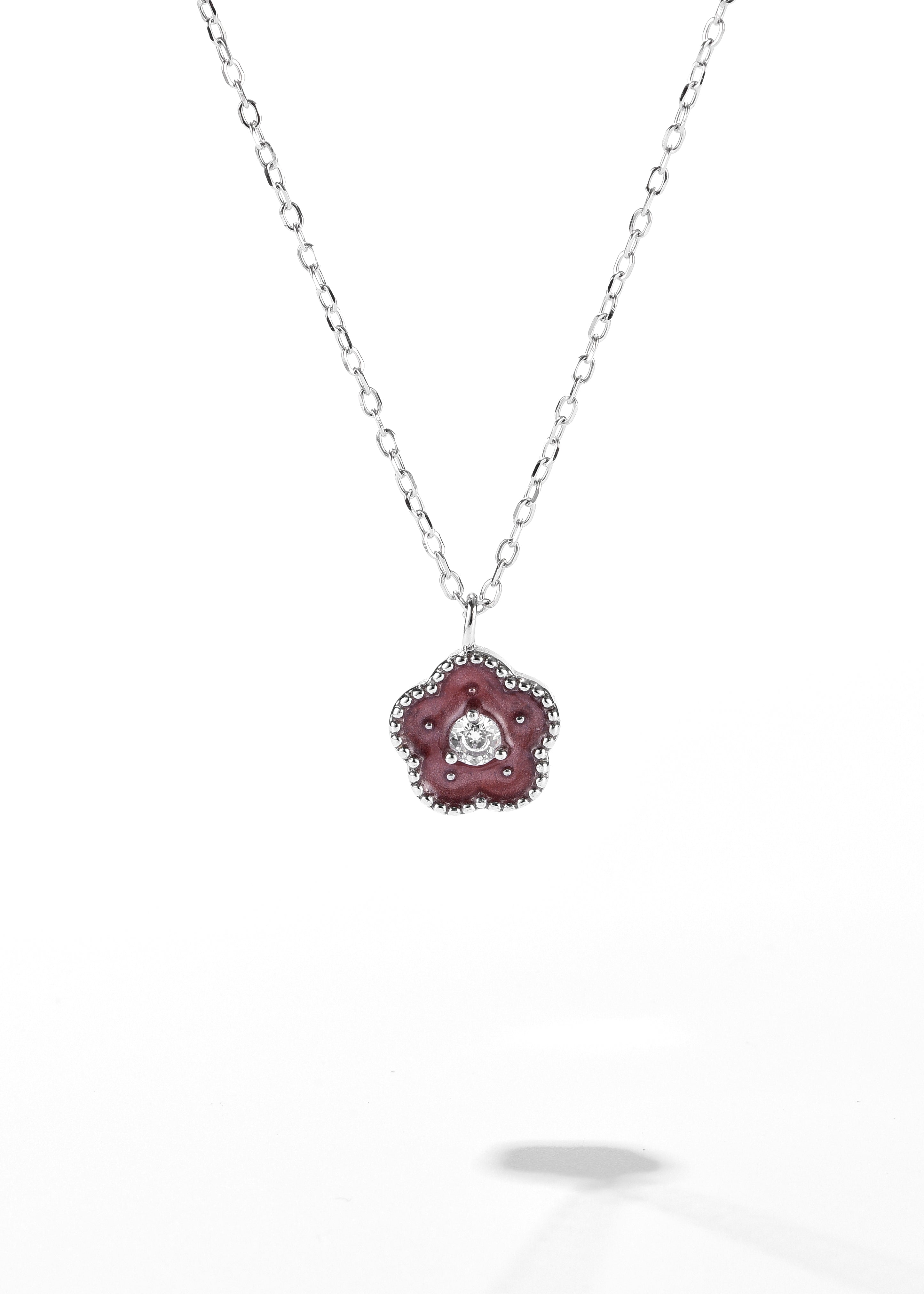 Blossom Flower Pendant Necklace