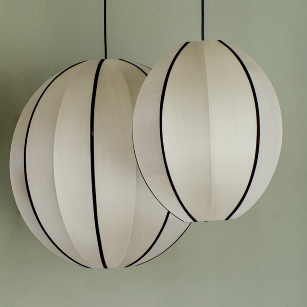 Classic Ribbon Oval Pendant Light For Living Room