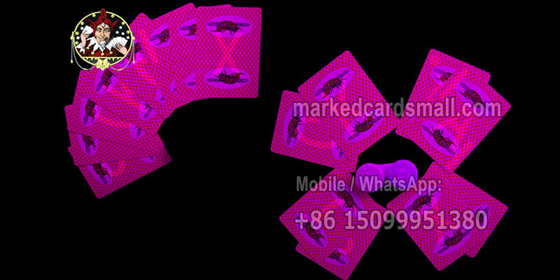 bee contact lenses marked cards deck