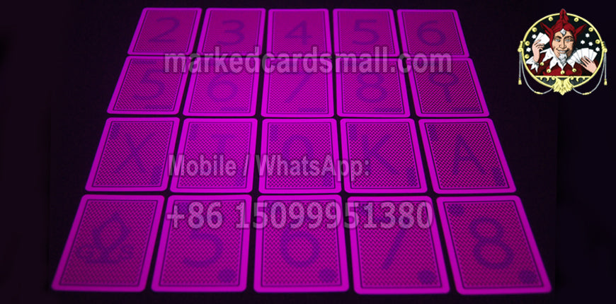 playing cards marked by professional invisible ink printer