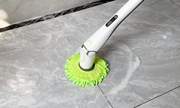 Alldio Electric Spin Scrubber Cordless Power Scrubber with Extension Handle  & 5 Cleaner Brushes for Bathroom Tub Tile Kitchen Floor