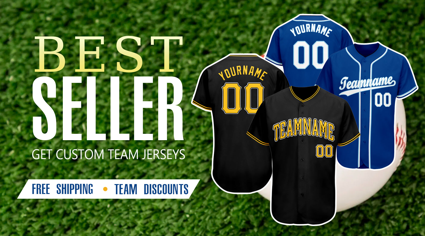 Custom Baseball Jerseys - Make Authentic Team Baseball Jerseys