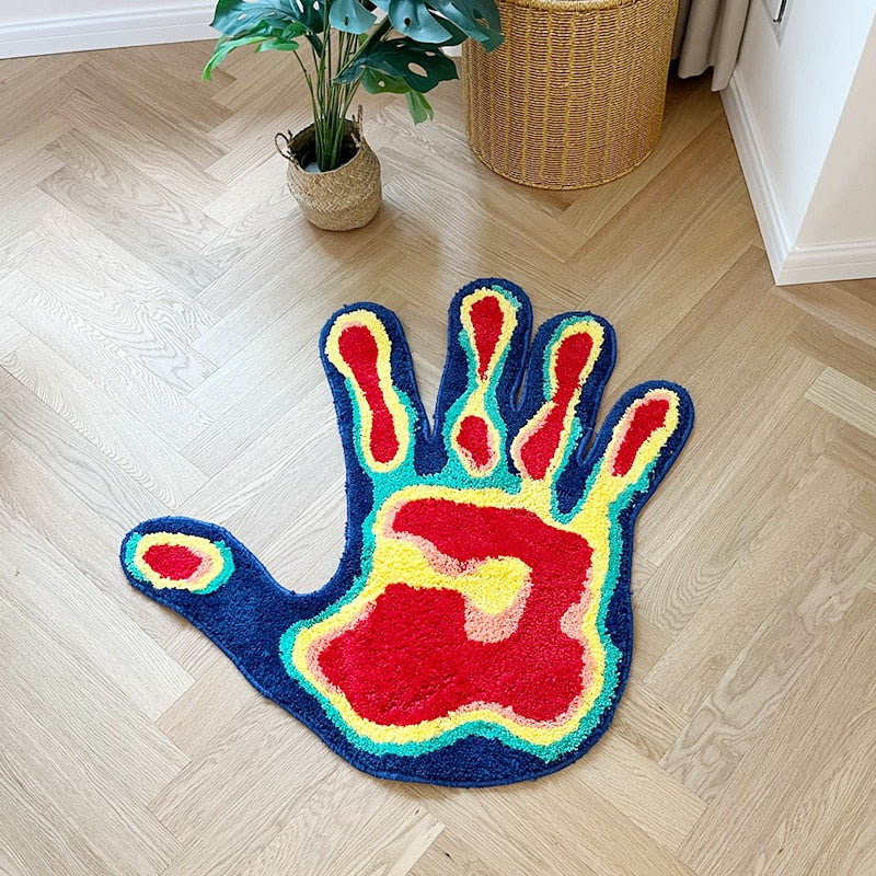 Handmade Thermal Palm Rug