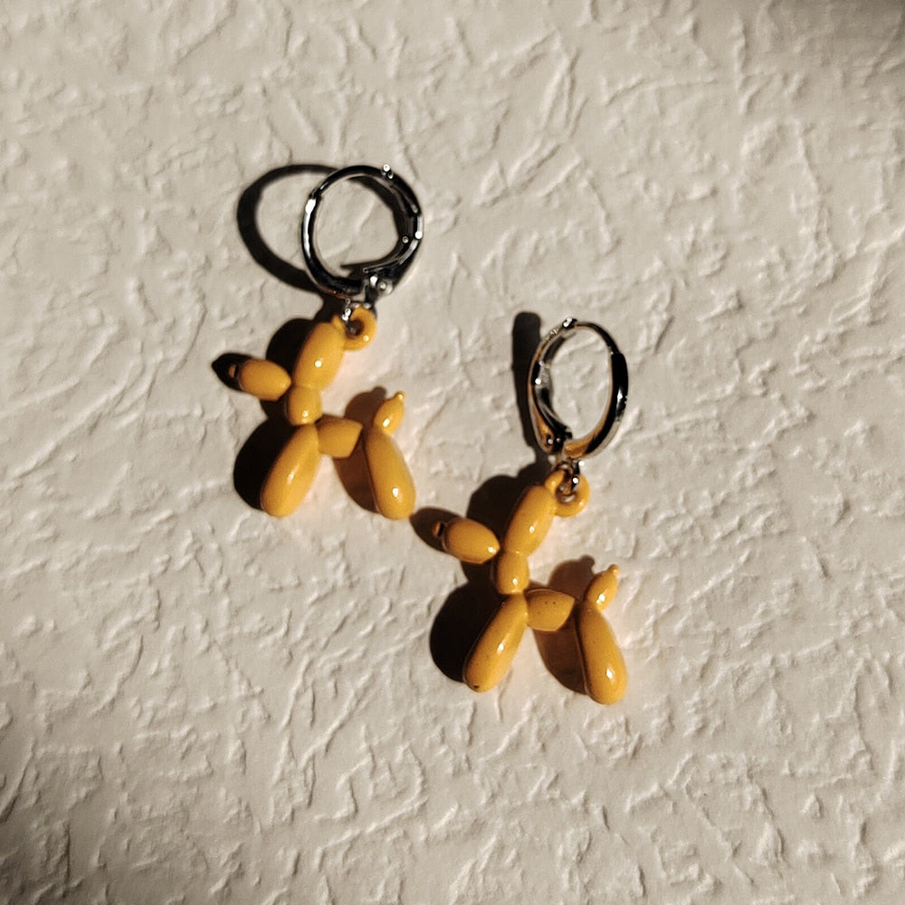 Mini Balloon Dog Earrings