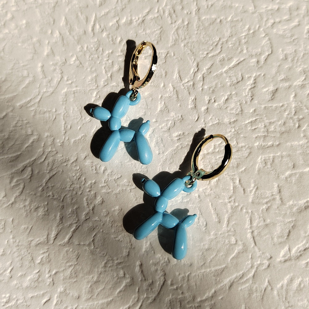 Mini Balloon Dog Earrings