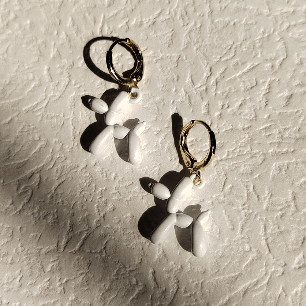 Mini Balloon Dog Earrings