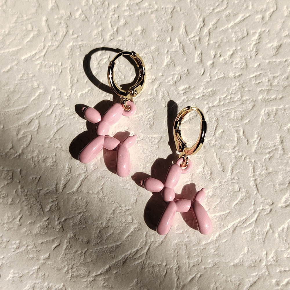 Mini Balloon Dog Earrings