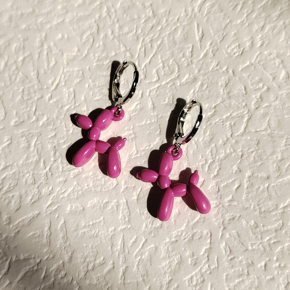 Mini Balloon Dog Earrings