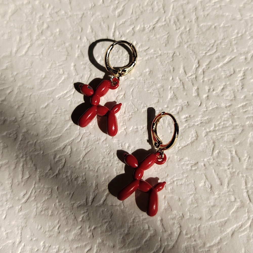 Mini Balloon Dog Earrings