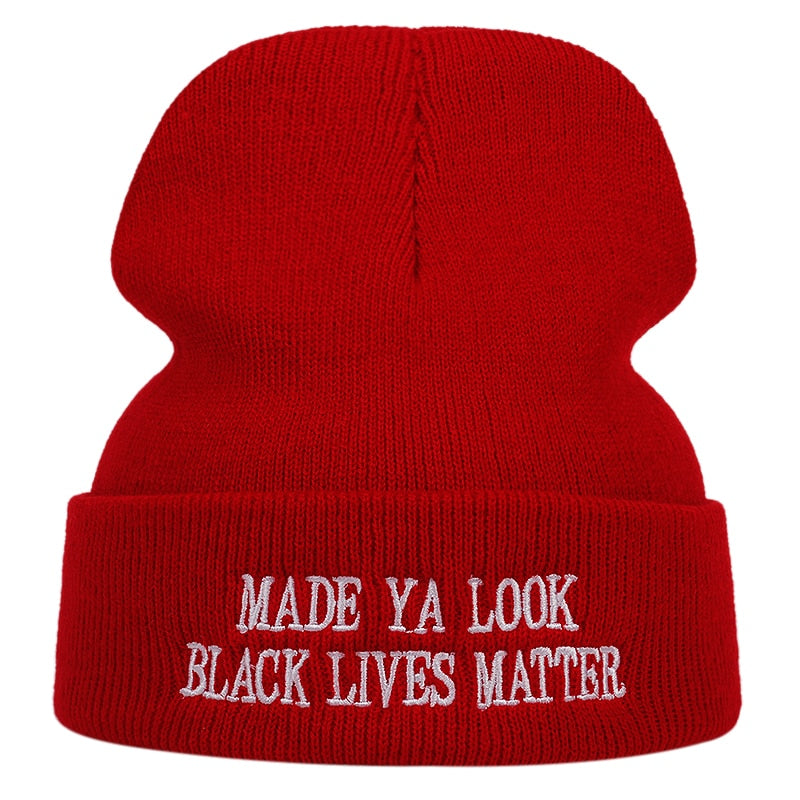 MADE YA LOOK BLACK LIVES MATTER Beanie