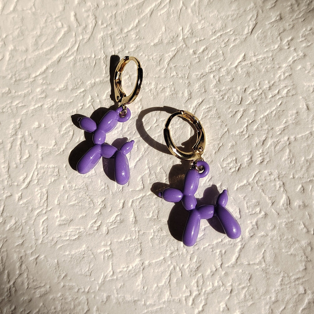 Mini Balloon Dog Earrings