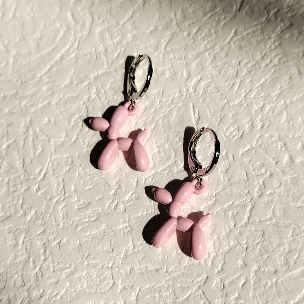 Mini Balloon Dog Earrings