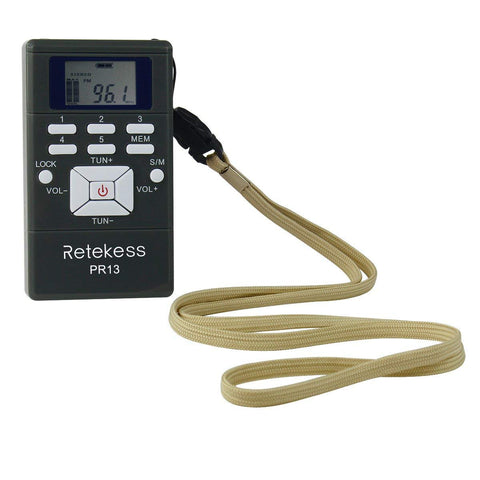 小型ラジオ、小型レシーバー