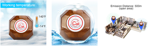 retekess 呼び出しベル スタフィー呼び出しベル ワイヤレスチャイム オーダーコールシステム 「コードレスチャイム ワイヤレスコールシステム