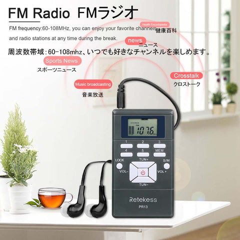 小型ラジオ、小型レシーバー