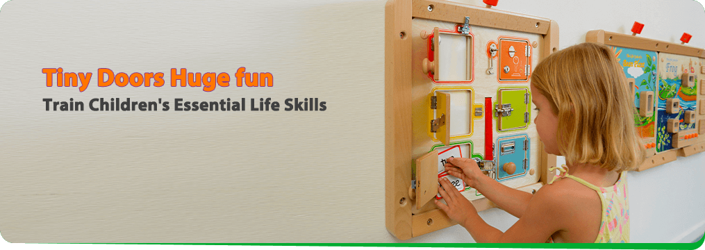 Tiny Doors Huge fun Train Children's Essential Life Skills