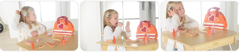 Children who love beauty also want to have their own cosmetic bag