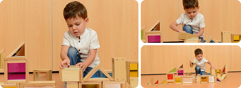 Allows children to experience the wonderful phenomenon of color combinations by combining different colors