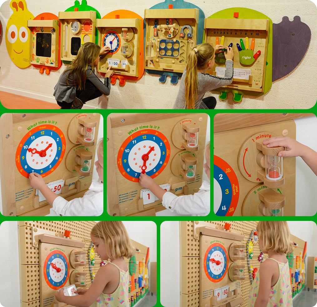 Making time an abstract concept more vivid and concrete in children’s brain
