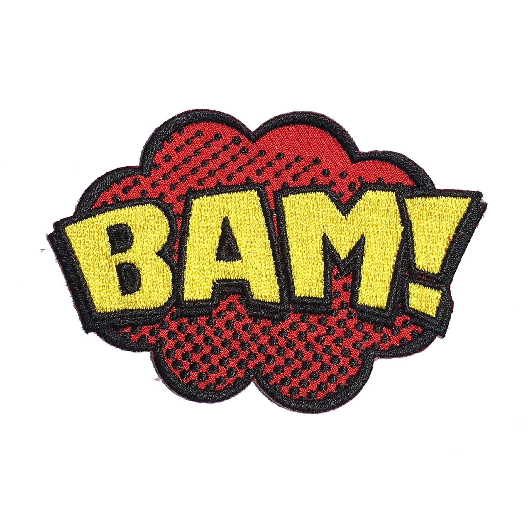BAM! Comic Book Patch - Unleash Your Inner Superhero Style!