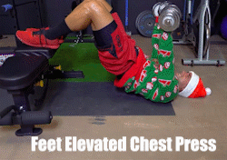 Feet Elevated Chest Press