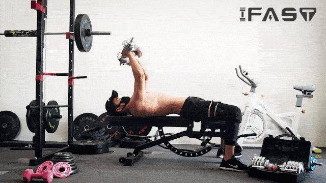 Dumbell Supine Tricep Extension IFAST