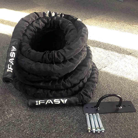 black battle rope IFAST