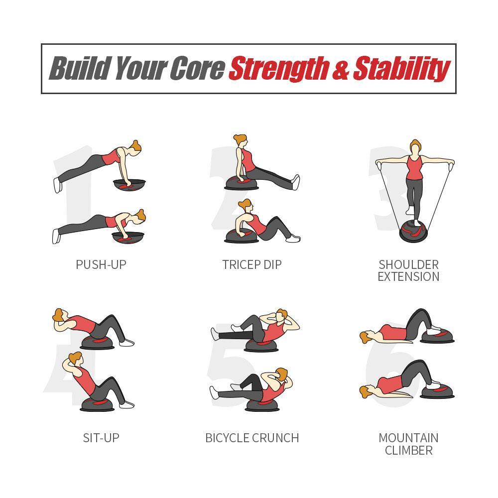 IFAST exercise half ball workout