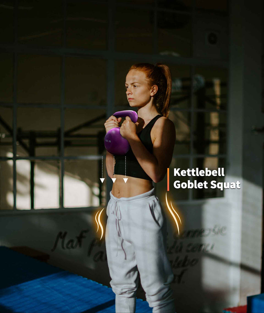 deadlift kettlebells