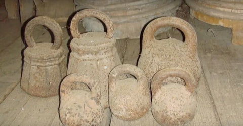 Ancient kettlebells